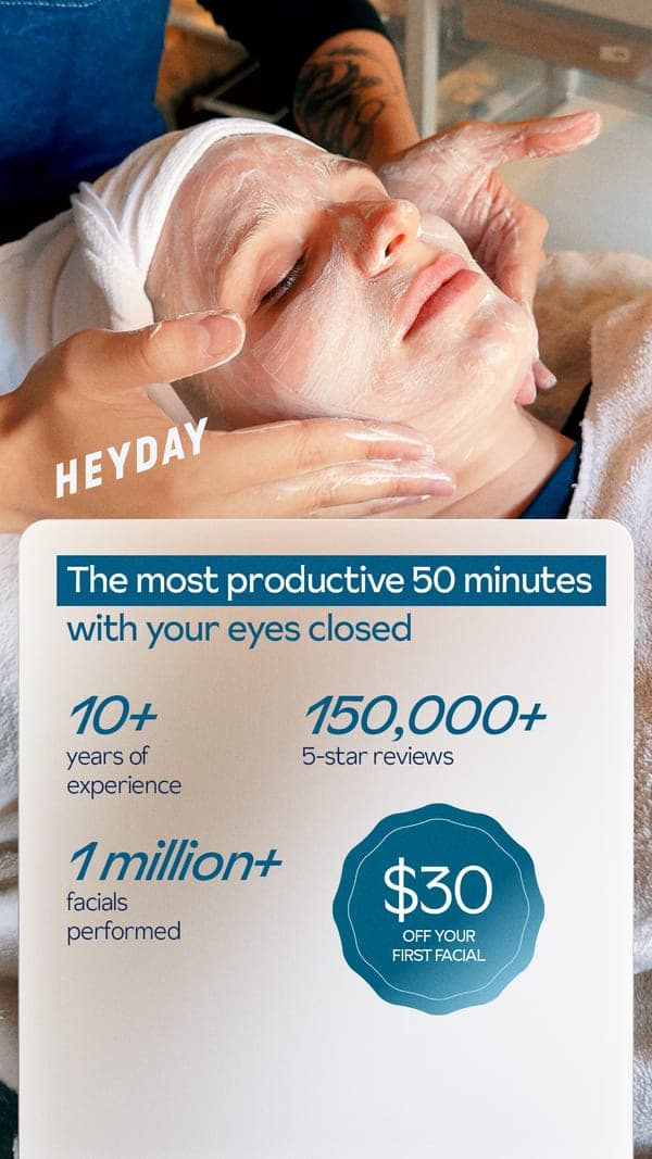 Still from a Heyday ad