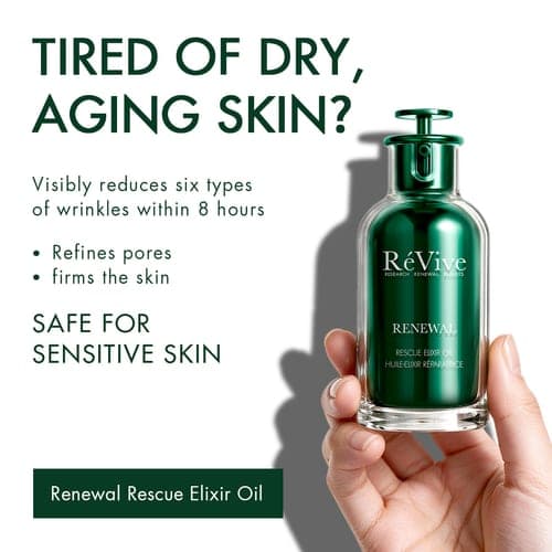 Still from a ReVive Skincare ad